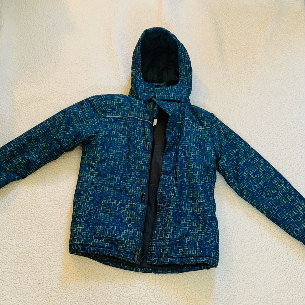 Blue and green Iceburg winter jacket